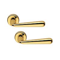 Ручки на розеті COLOMBO Robodue CD51 (CD69BZGG-CD63GB) полірована латунь